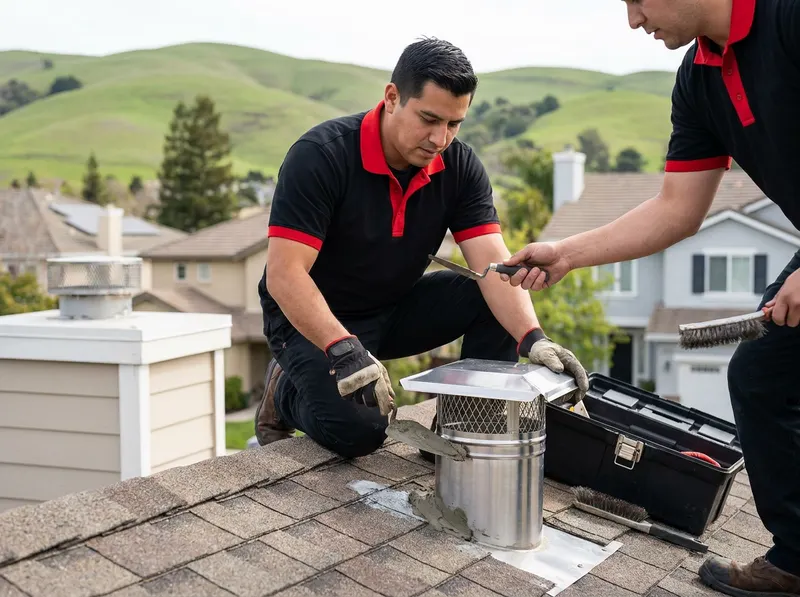Chimney Cap Repair & Replacement in Pleasanton, CA